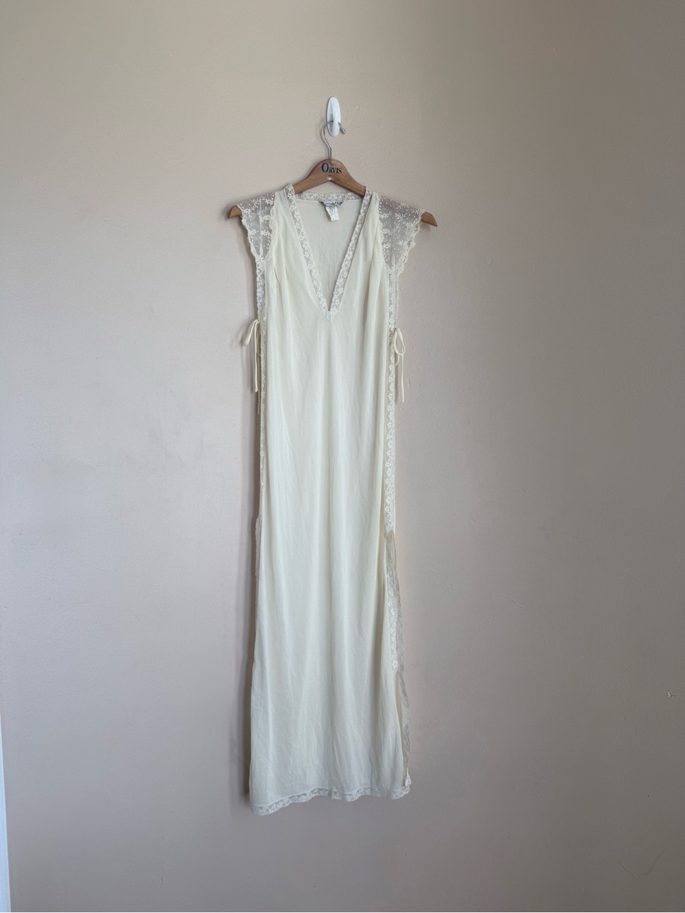 Christian Dior Vintage Lace Trim Slip Dress - Picture 3 of 8